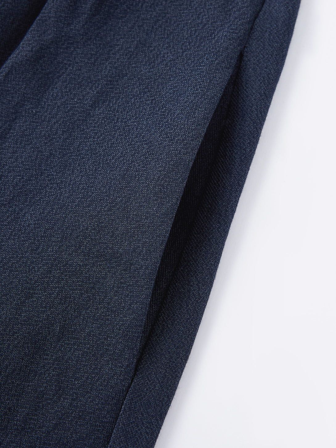 Viscose-Linen Collared V-neck Midi Dress with Drawstring