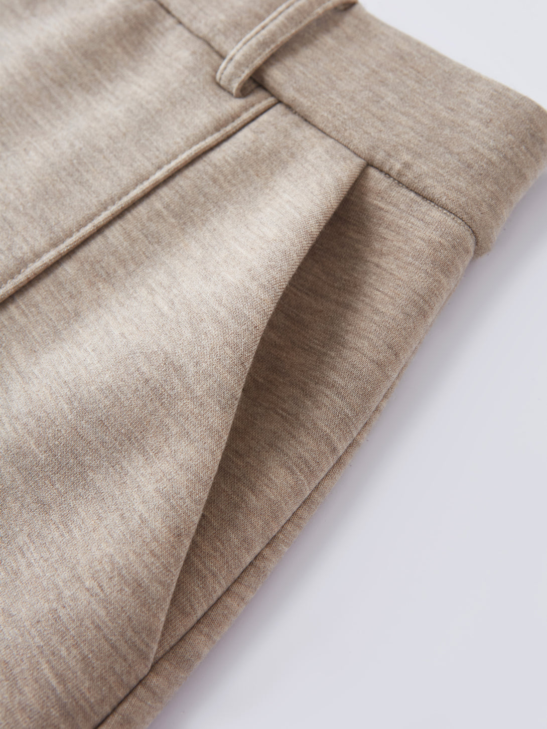 Pleated High Rise A-Line Pull on Skorts with Pockets