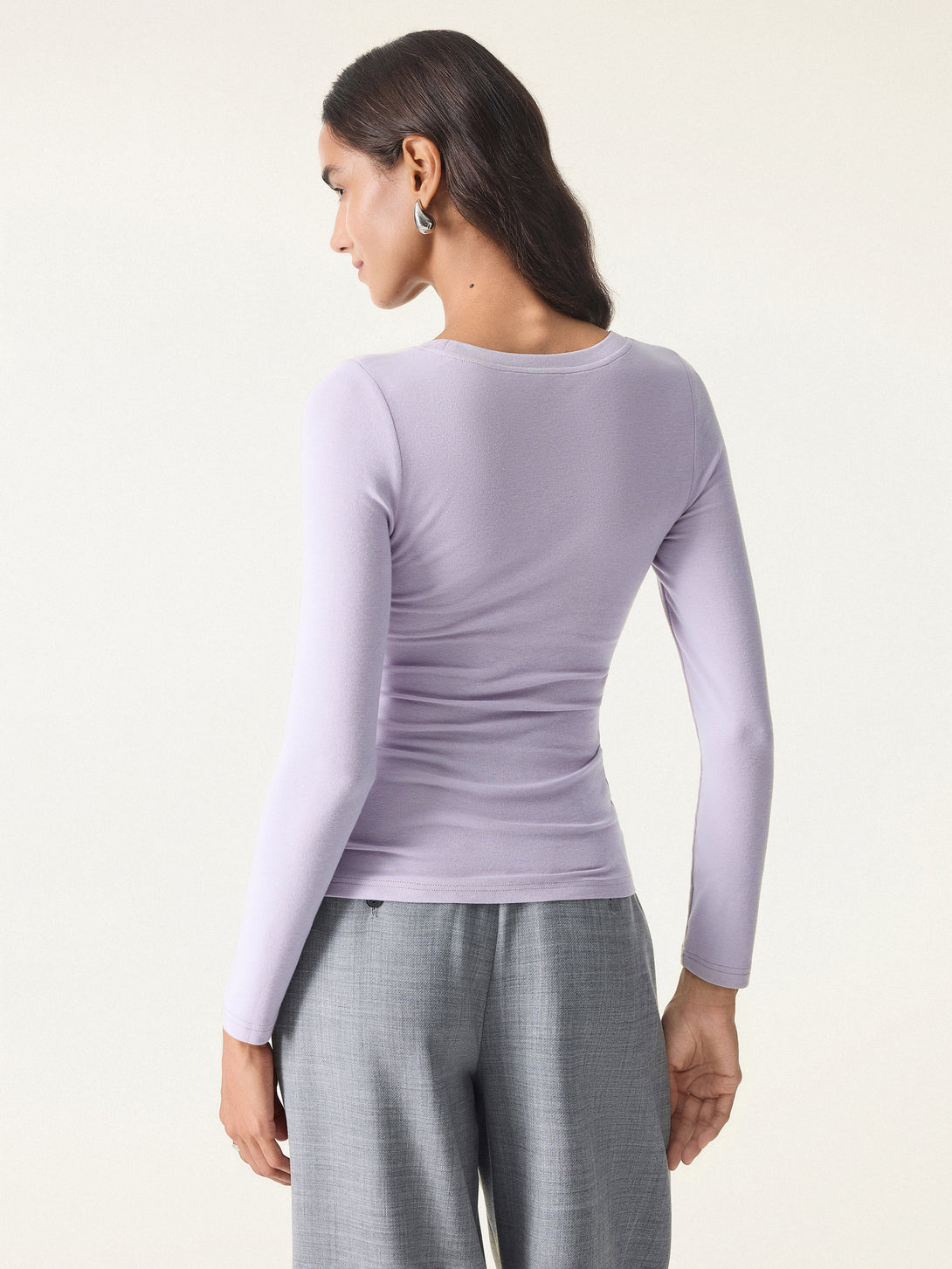 Round Neck Long Sleeve Brami