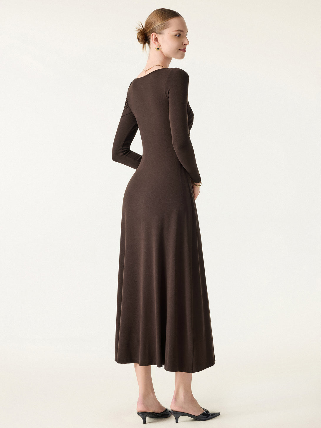 Boatneck Midi Brami Dress