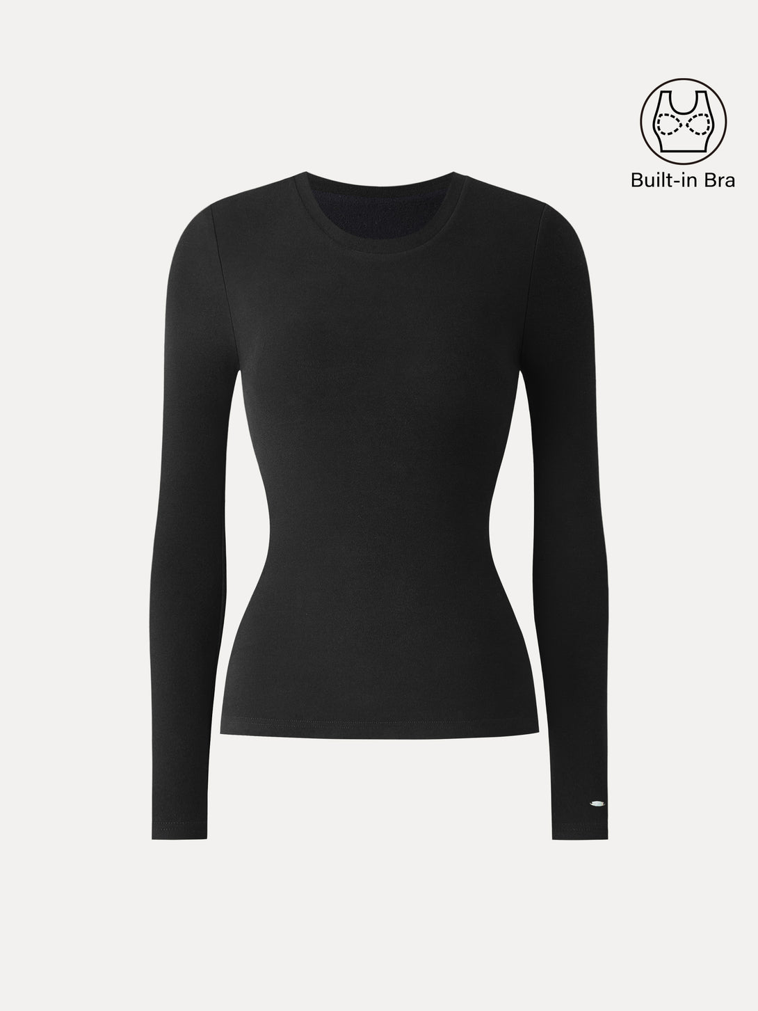 MaxWarm Crewneck Long Sleeve Brami Black XS
