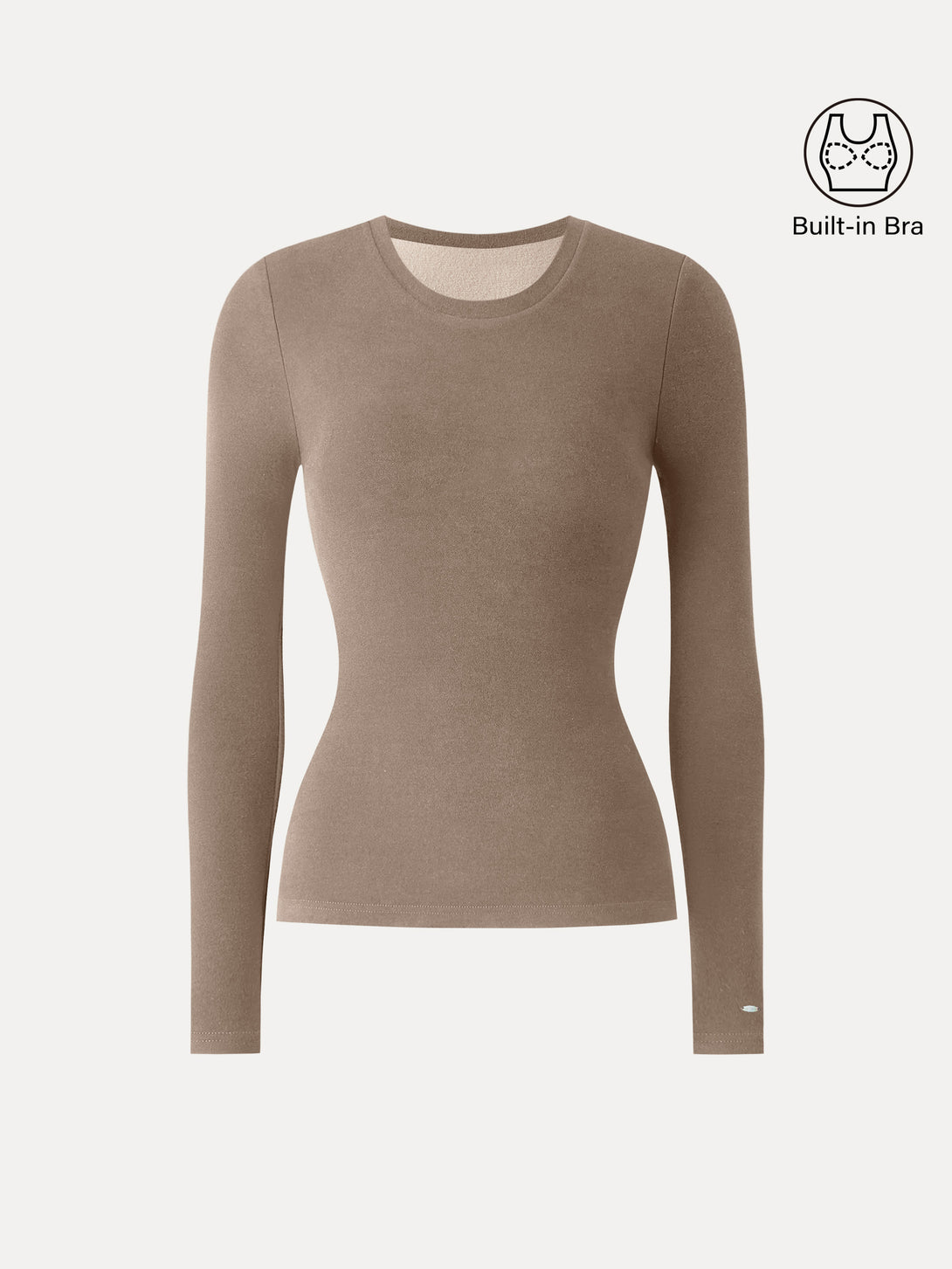 MaxWarm Crewneck Long Sleeve Brami Cork XS