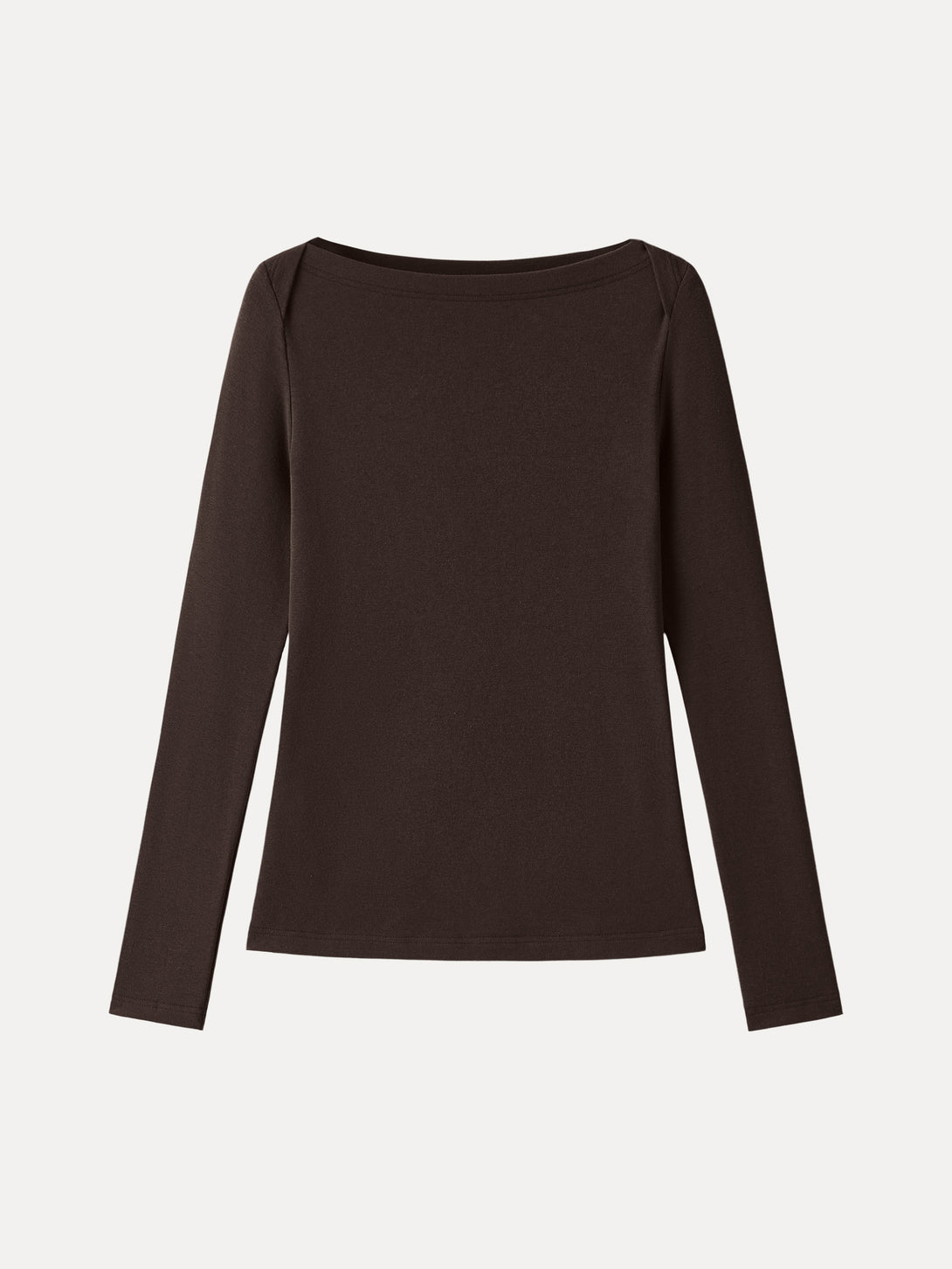 ProWarm Boatneck Long Sleeve Top Espresso XS