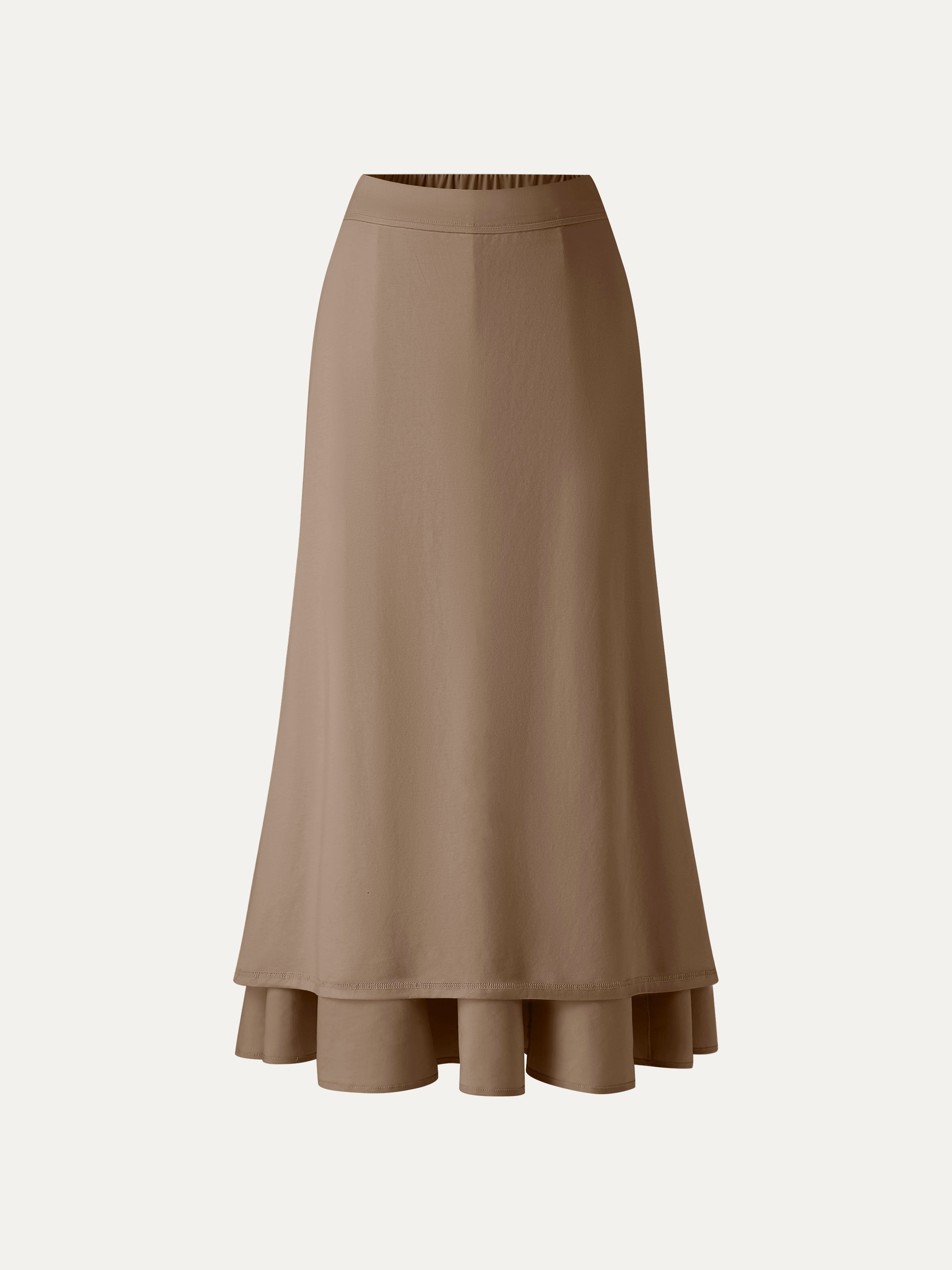 OGL Wrinkle-Resistant Linen Blend Maxi Flare Skirt – OGLmove