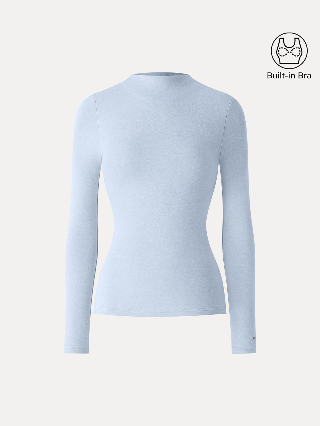 ProWarm Mockneck Long Sleeve Brami Blue Air XS