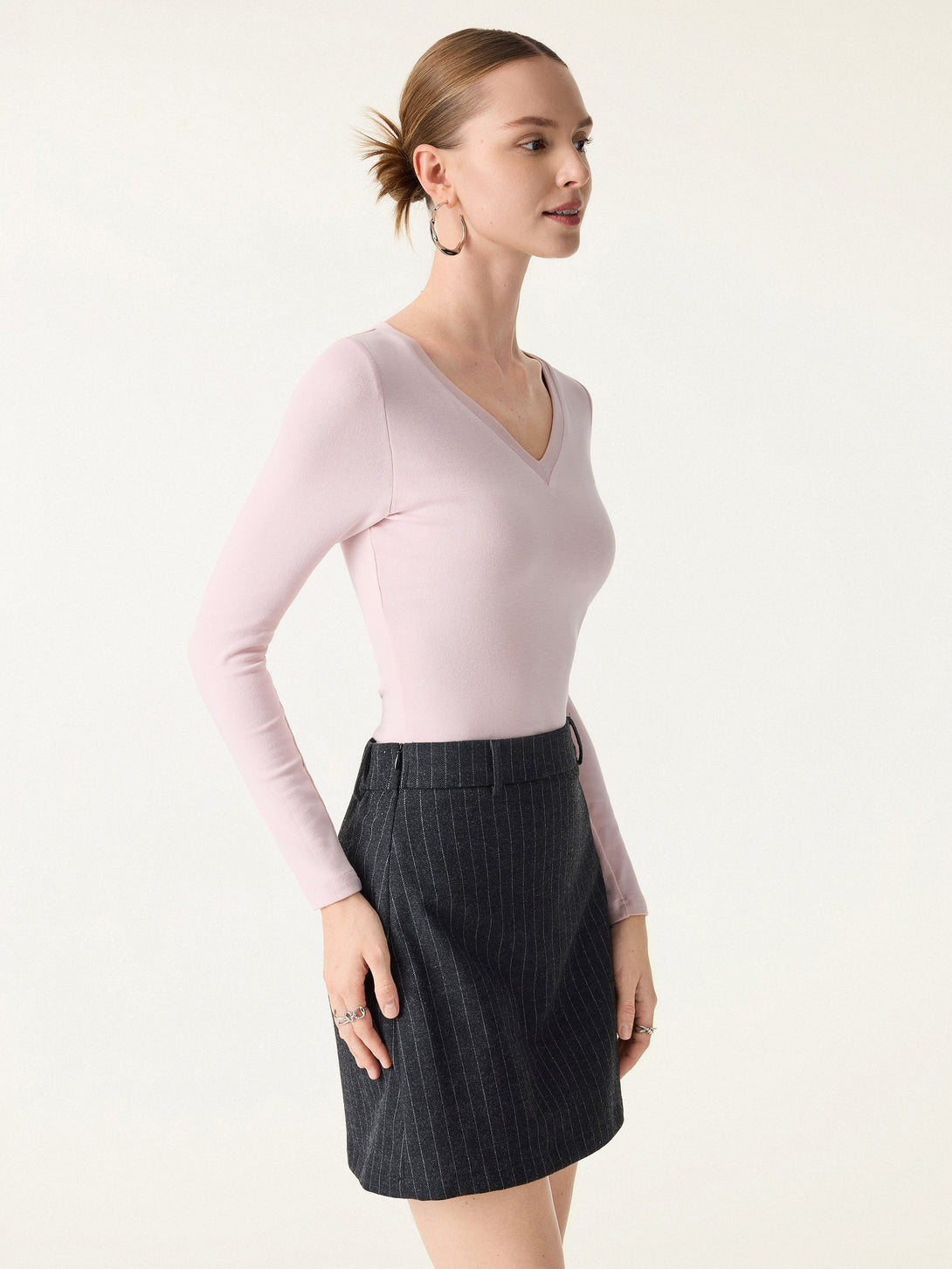 V-Neck Long Sleeve Brami