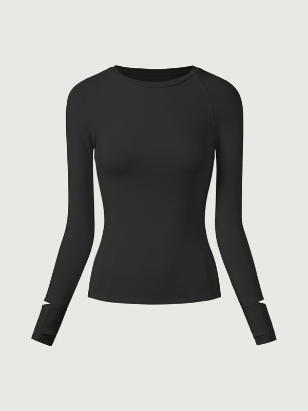 Sporty Baselayer With Watch Hole