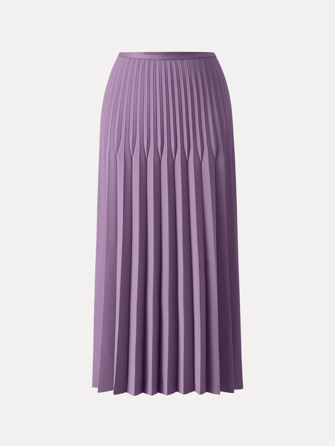 Twirl Pleated A-line Midi Skirt Moran Purple XS