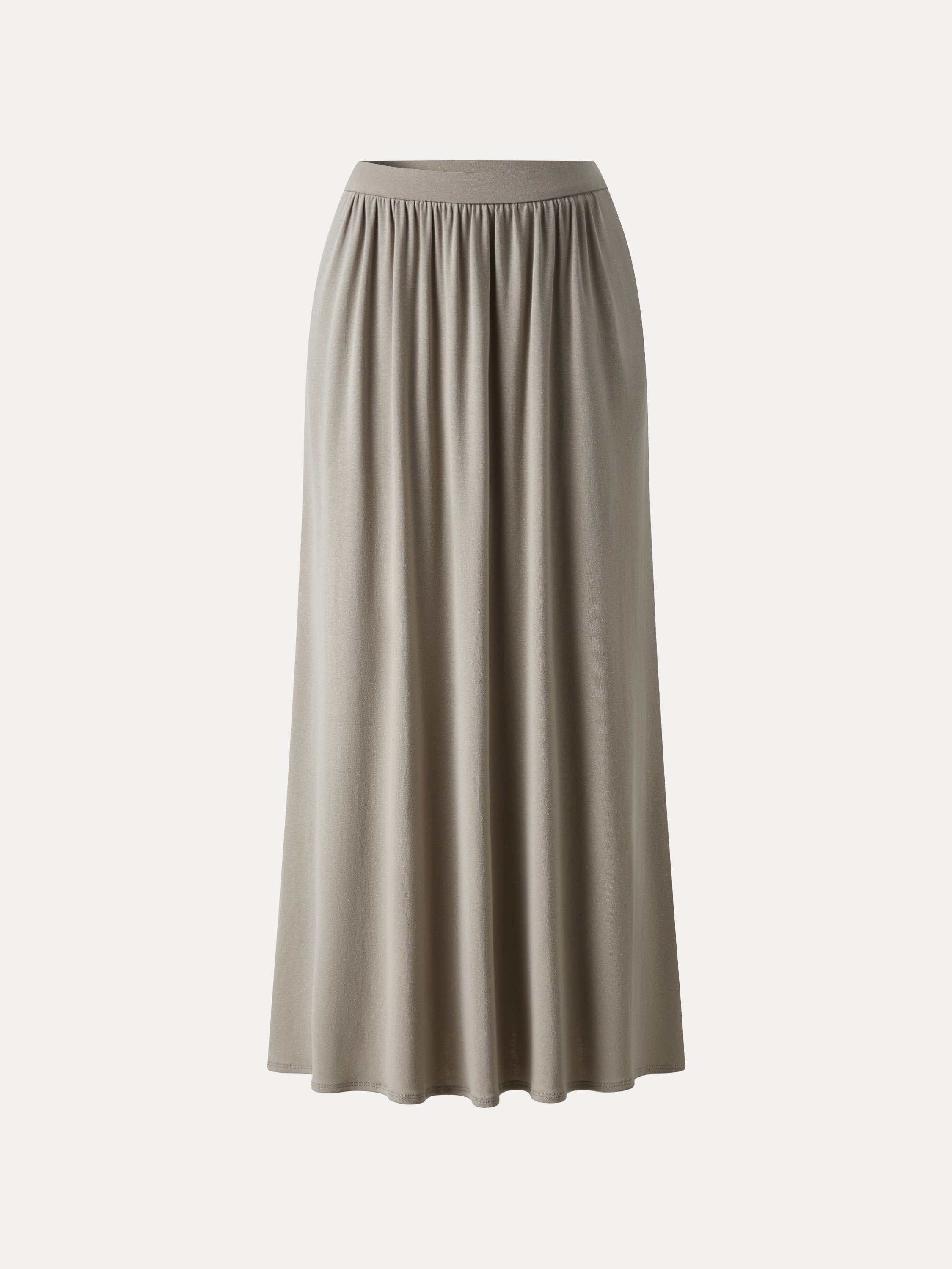 OGL Soft Linen Knit Gathered A-Line Maxi Skirt with Pockets – OGLmove