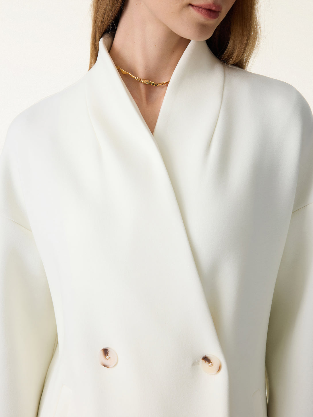 Double-breasted Stand Collar Coat