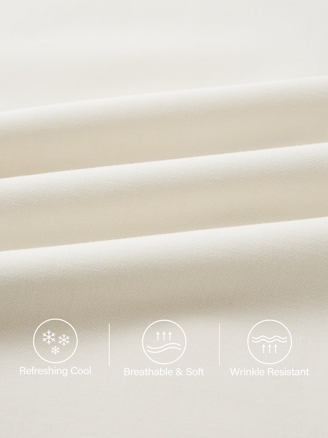 Tencel-Linen Pants Wrinkle-Free Tucked Wide Leg Trouser