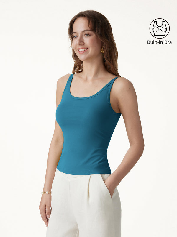 OGLmove SkinKiss Scoop Neck Bra Top Dark Marine XS