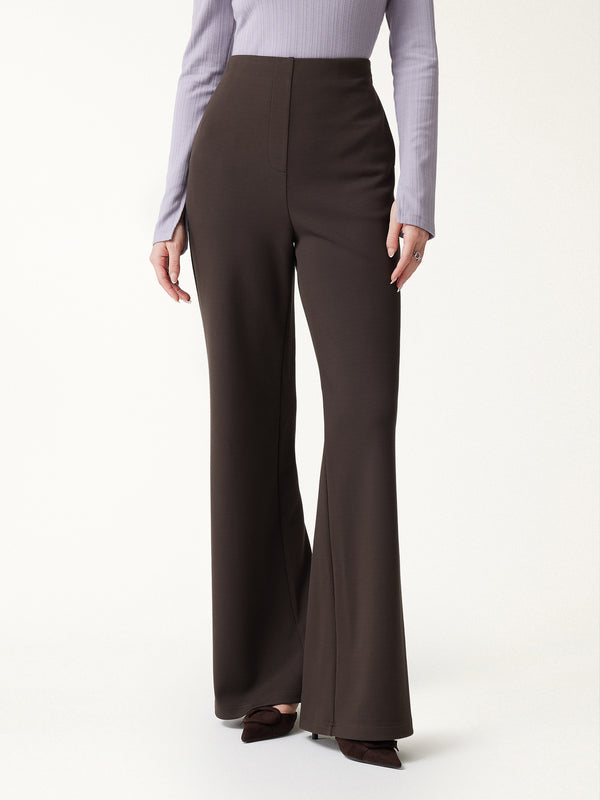 OGLmove Bamboo-Blend High-Rise Wide-Leg Pants with Pockets