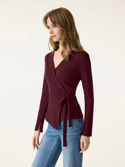 Wrapped Long Sleeve Top Ancora S