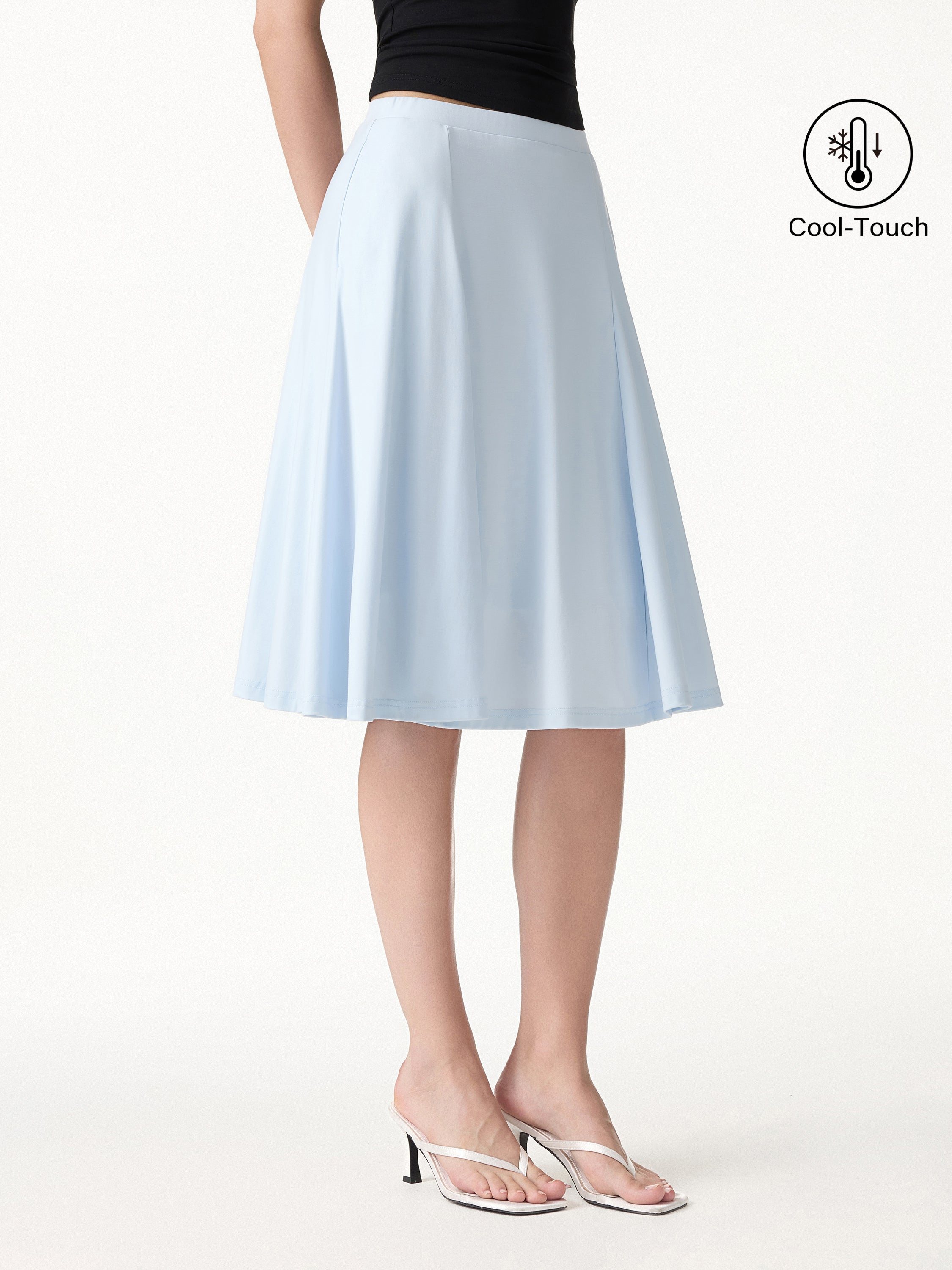 OGL CoolTouch Midi Circle Flare Skirt with Pockets – OGLmove