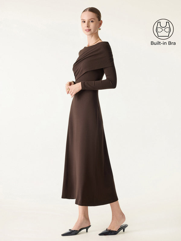 Boatneck Midi Brami Dress