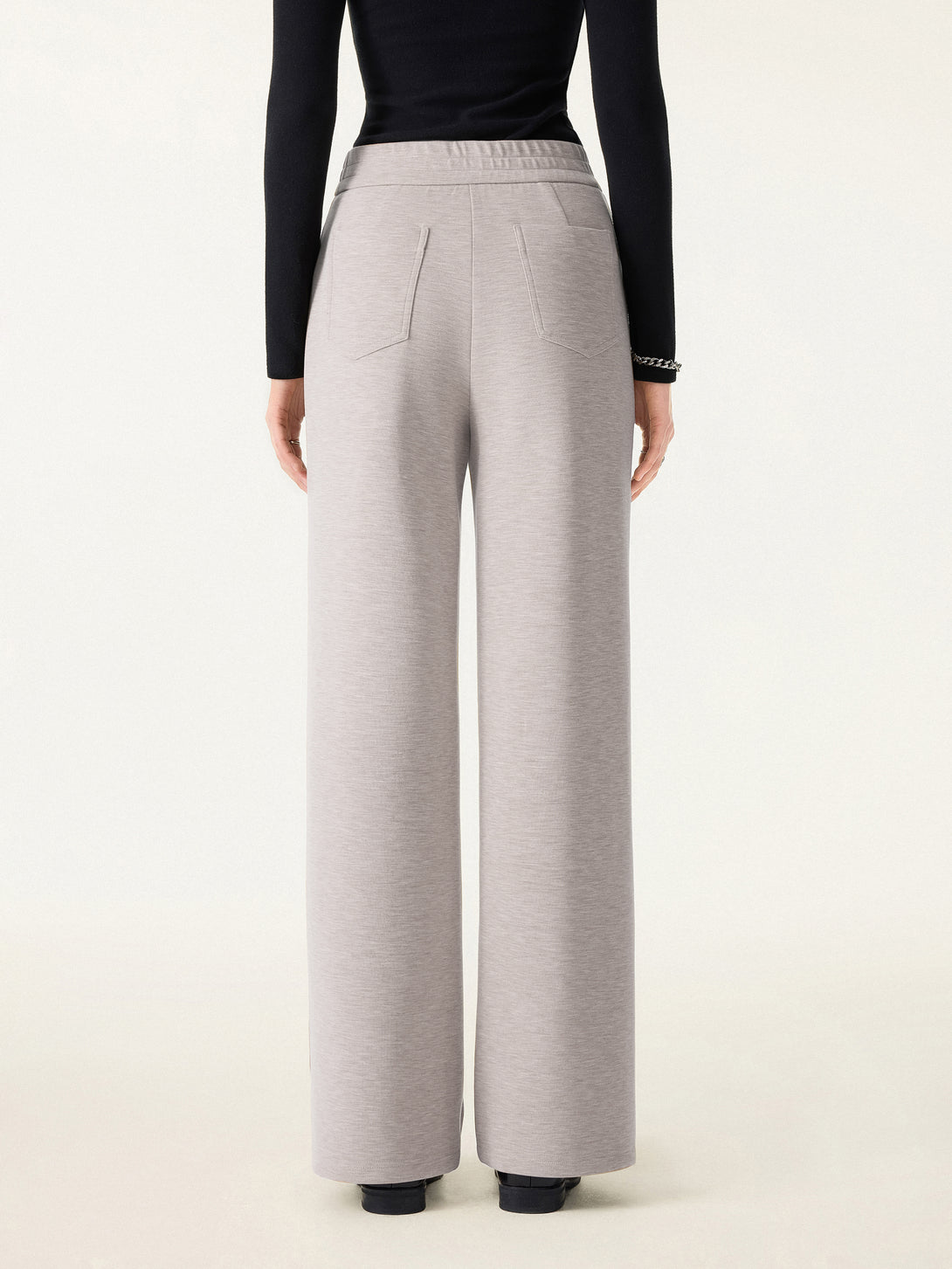 Cozy Warm Mid Rise Straight Leg Pants with Pockets