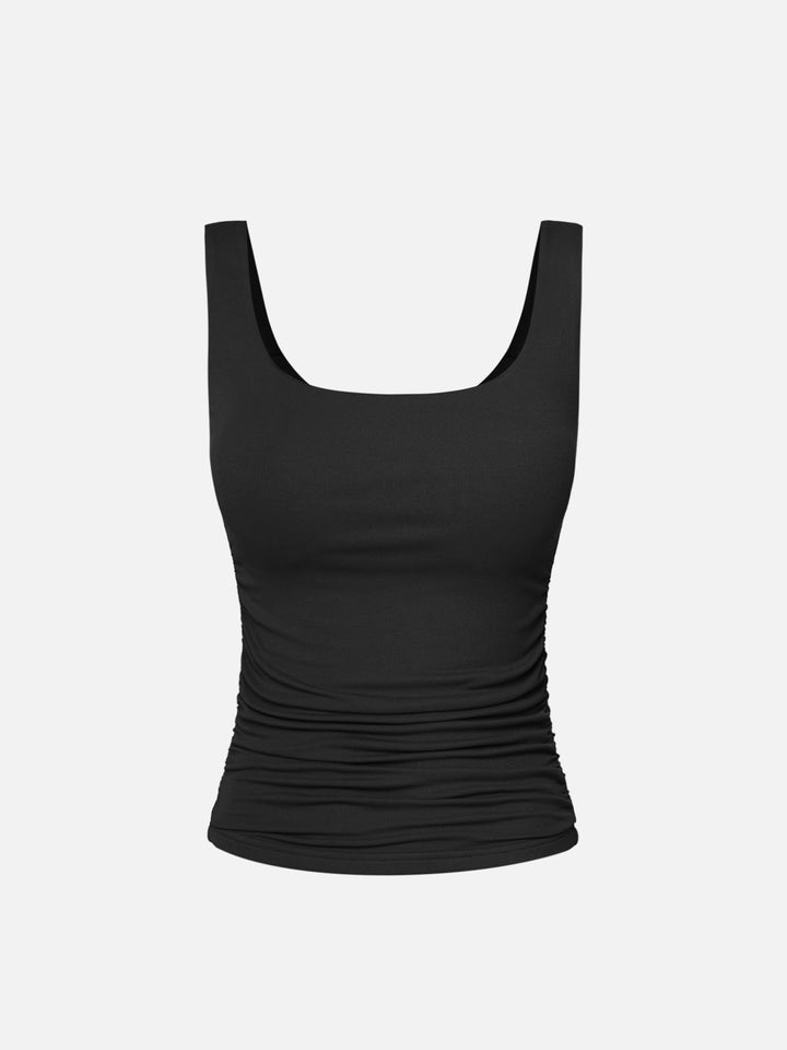 Buckle Black Shaping & Smoothing Strappy Tank Top