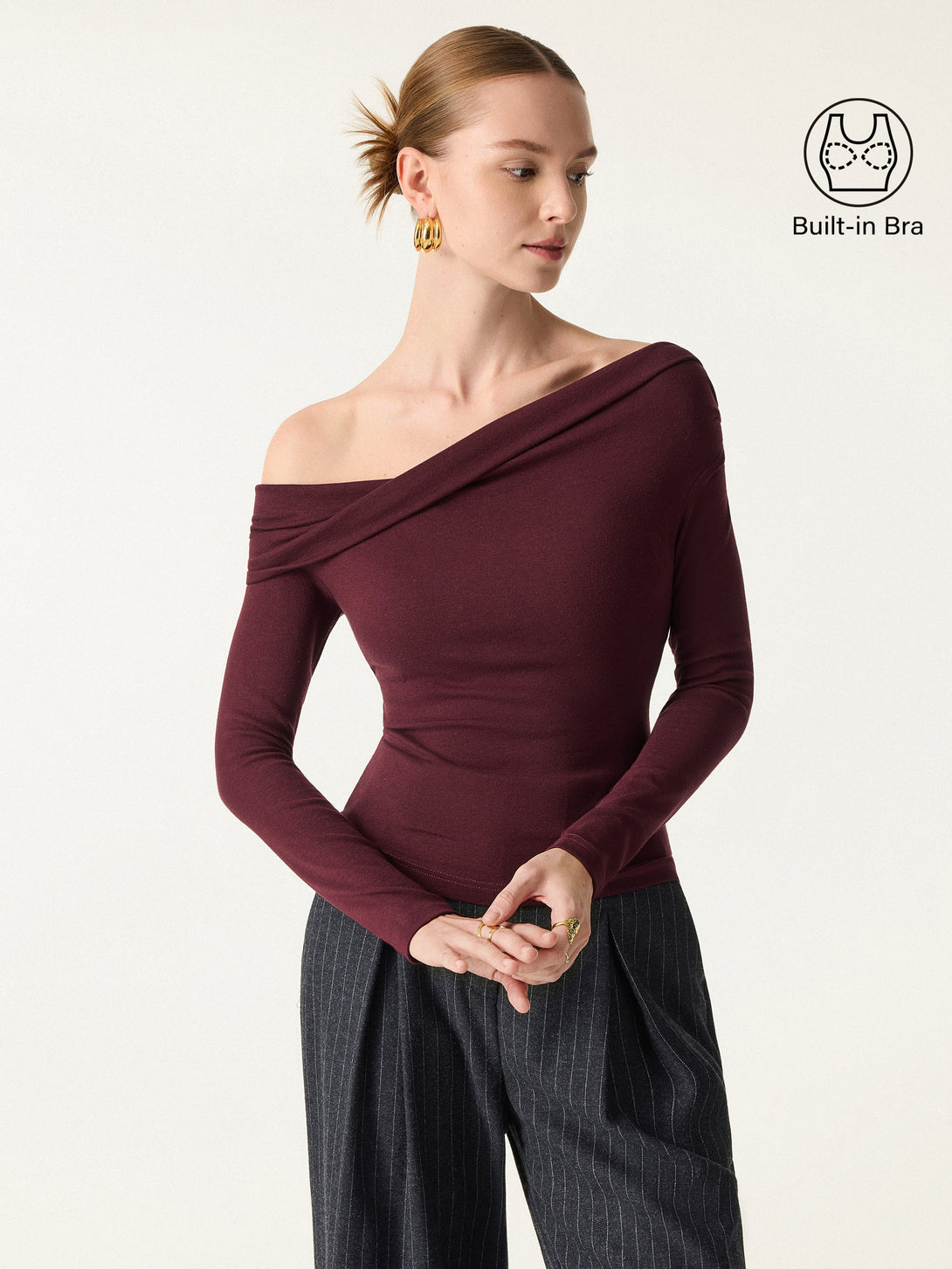 Multi-wear Versatile Necklines Long Sleeve Brami