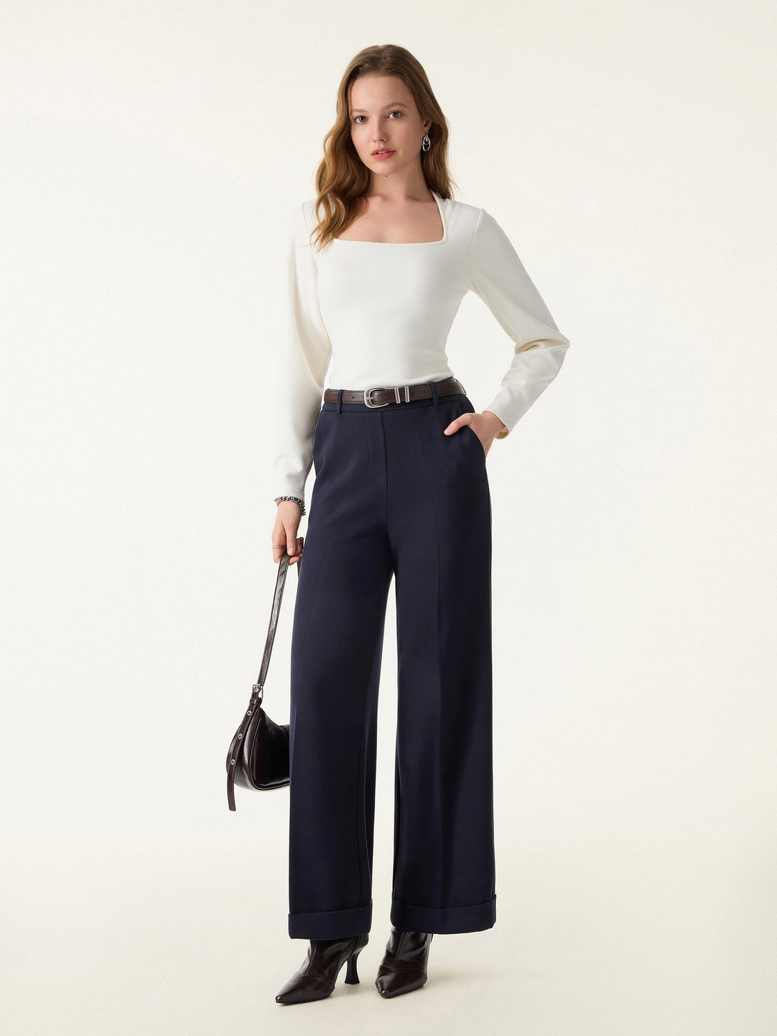 Square Neck Relaxed Sleeves Brami