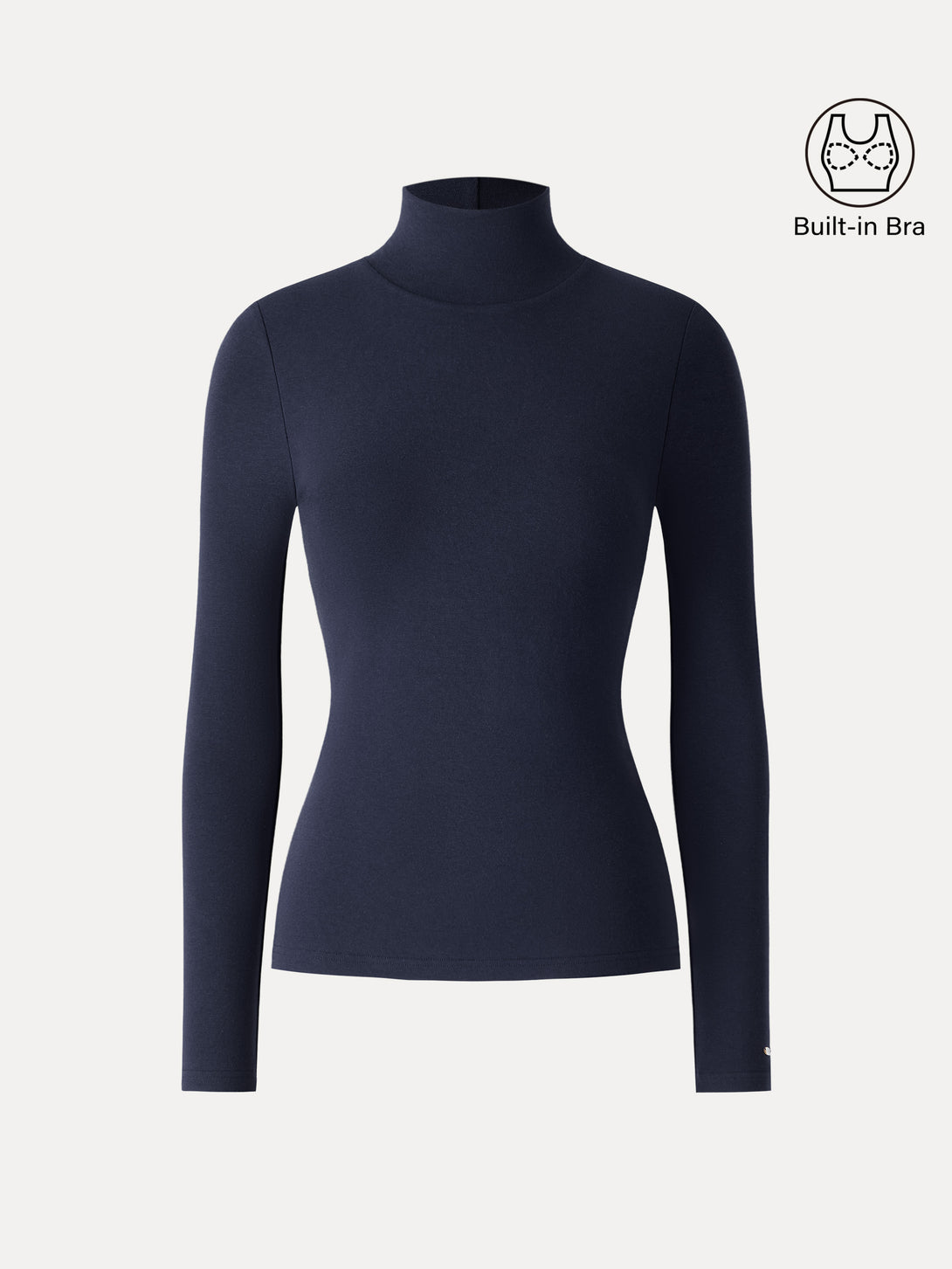 ProWarm Turtleneck Long Sleeve Brami Midnight Navy XS