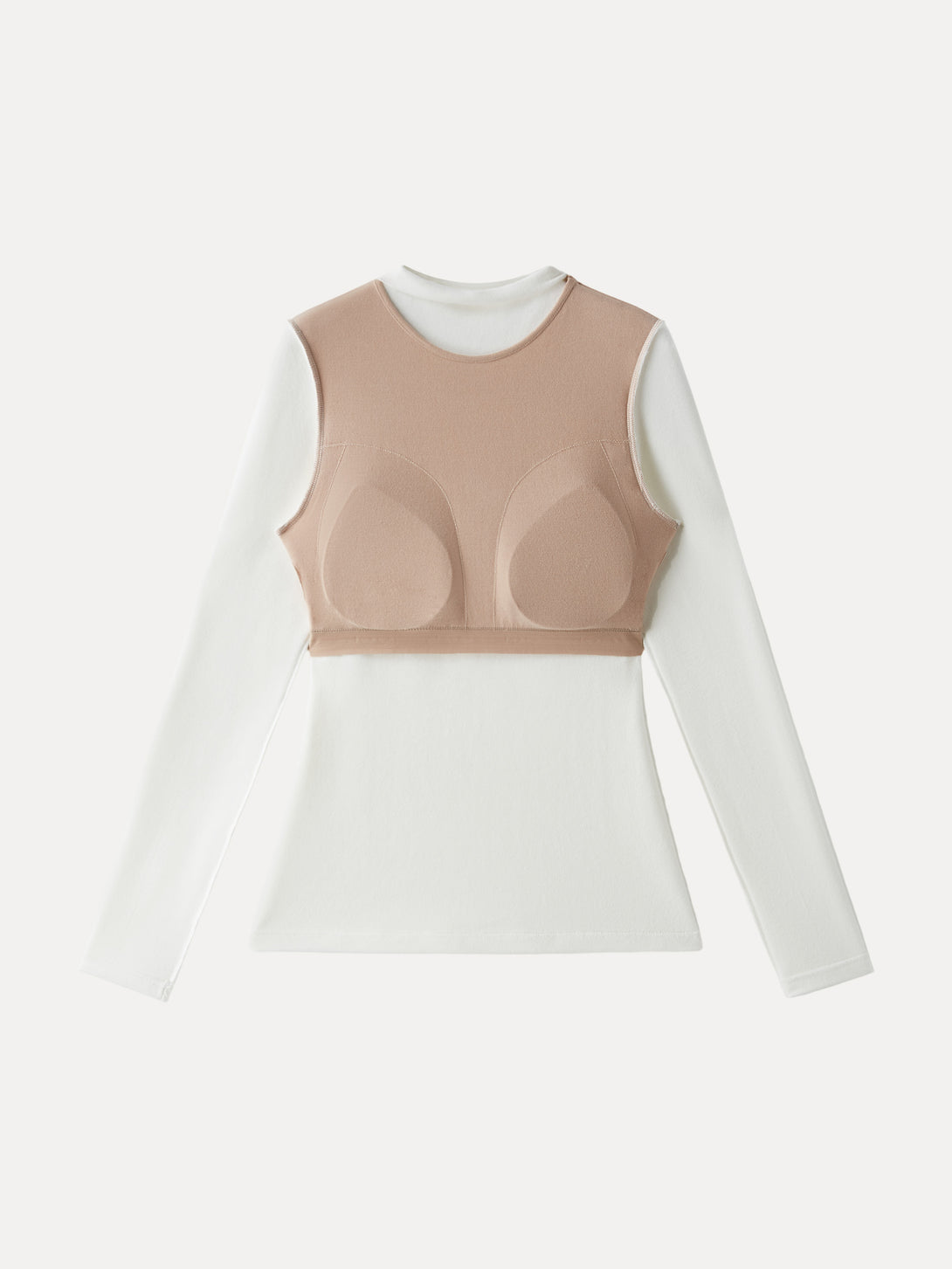 MaxWarm Brushed Mockneck Long Sleeve Brami