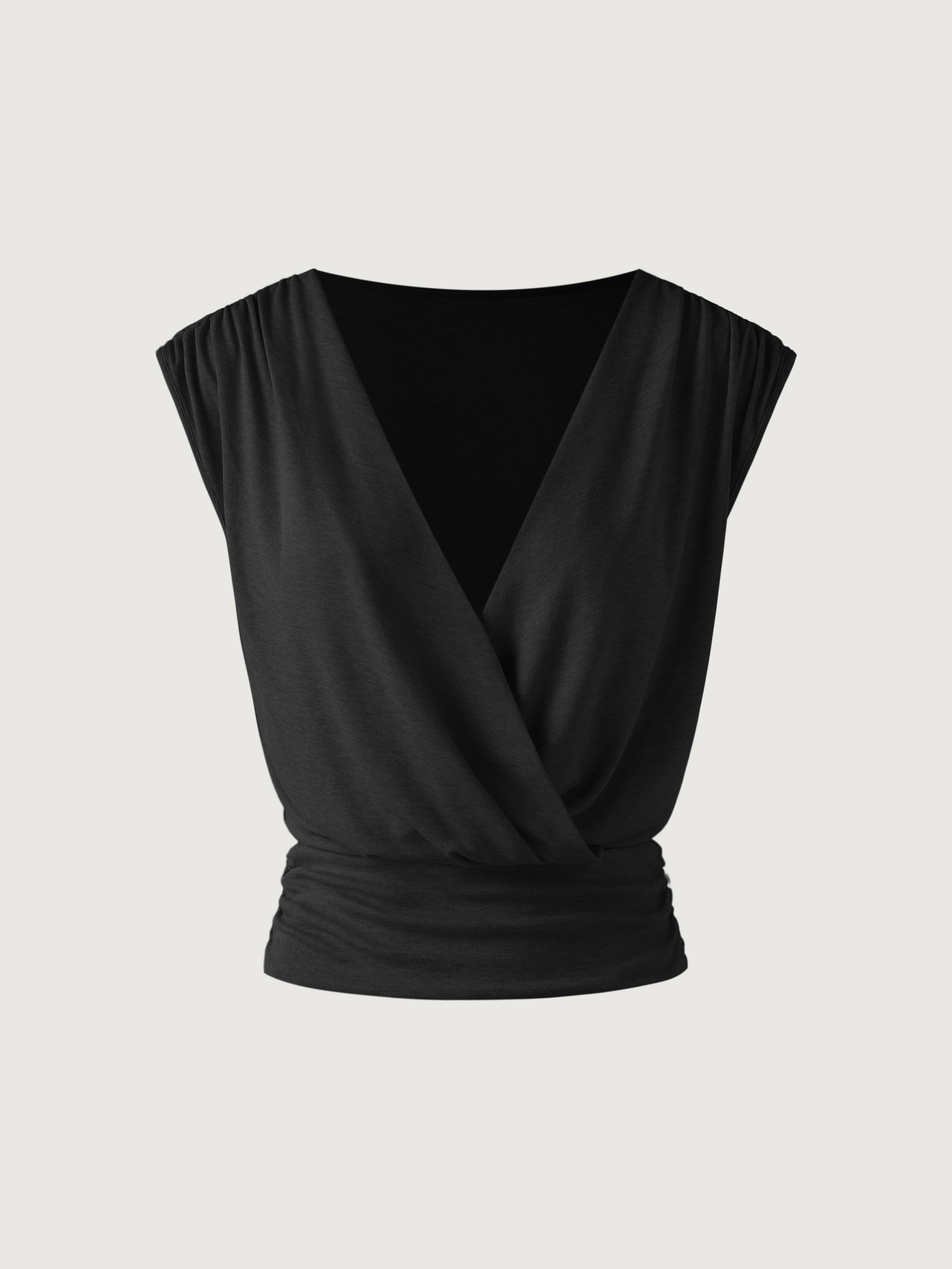 V-neck Surplice Top