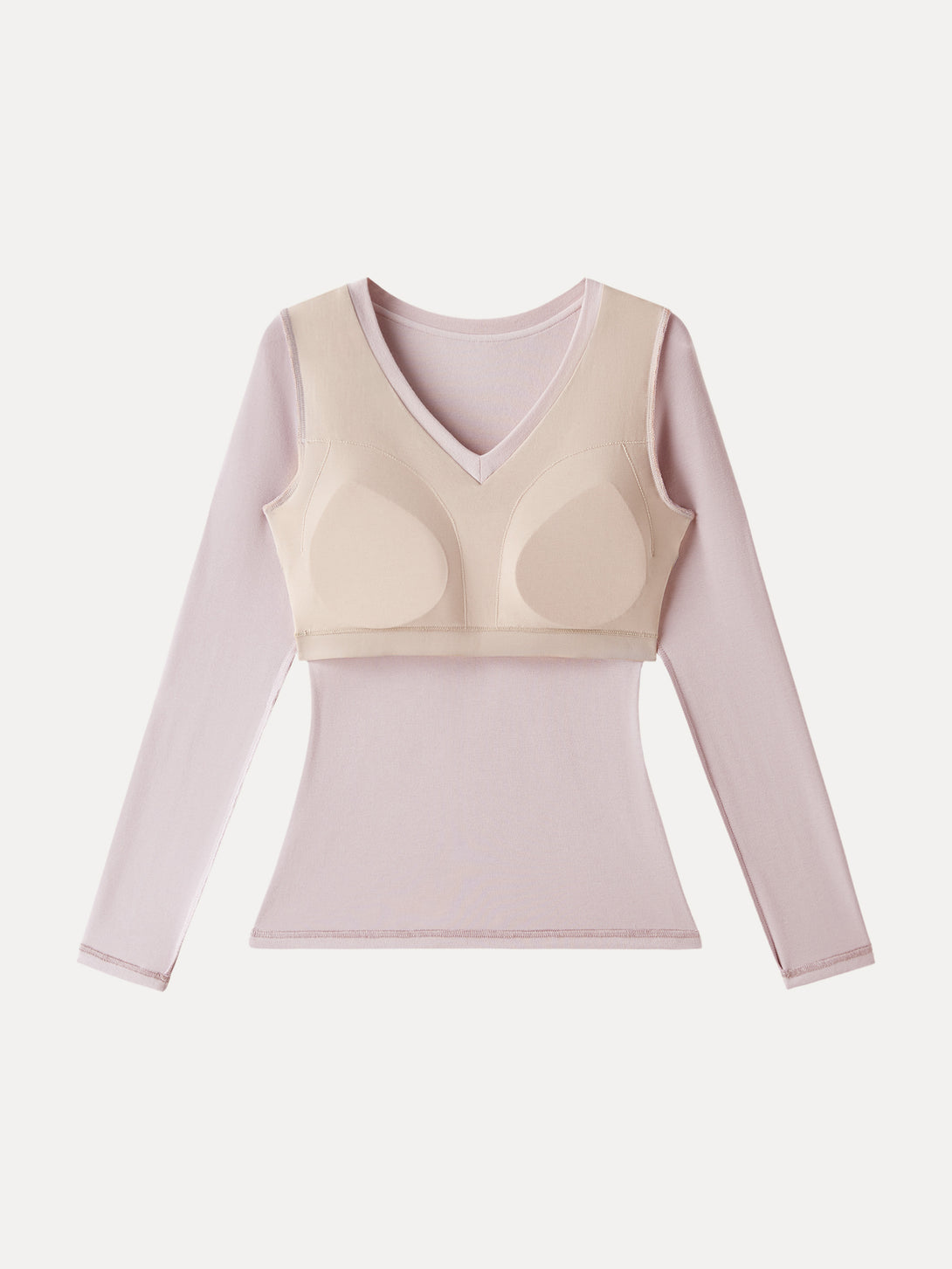 V-Neck Long Sleeve Brami