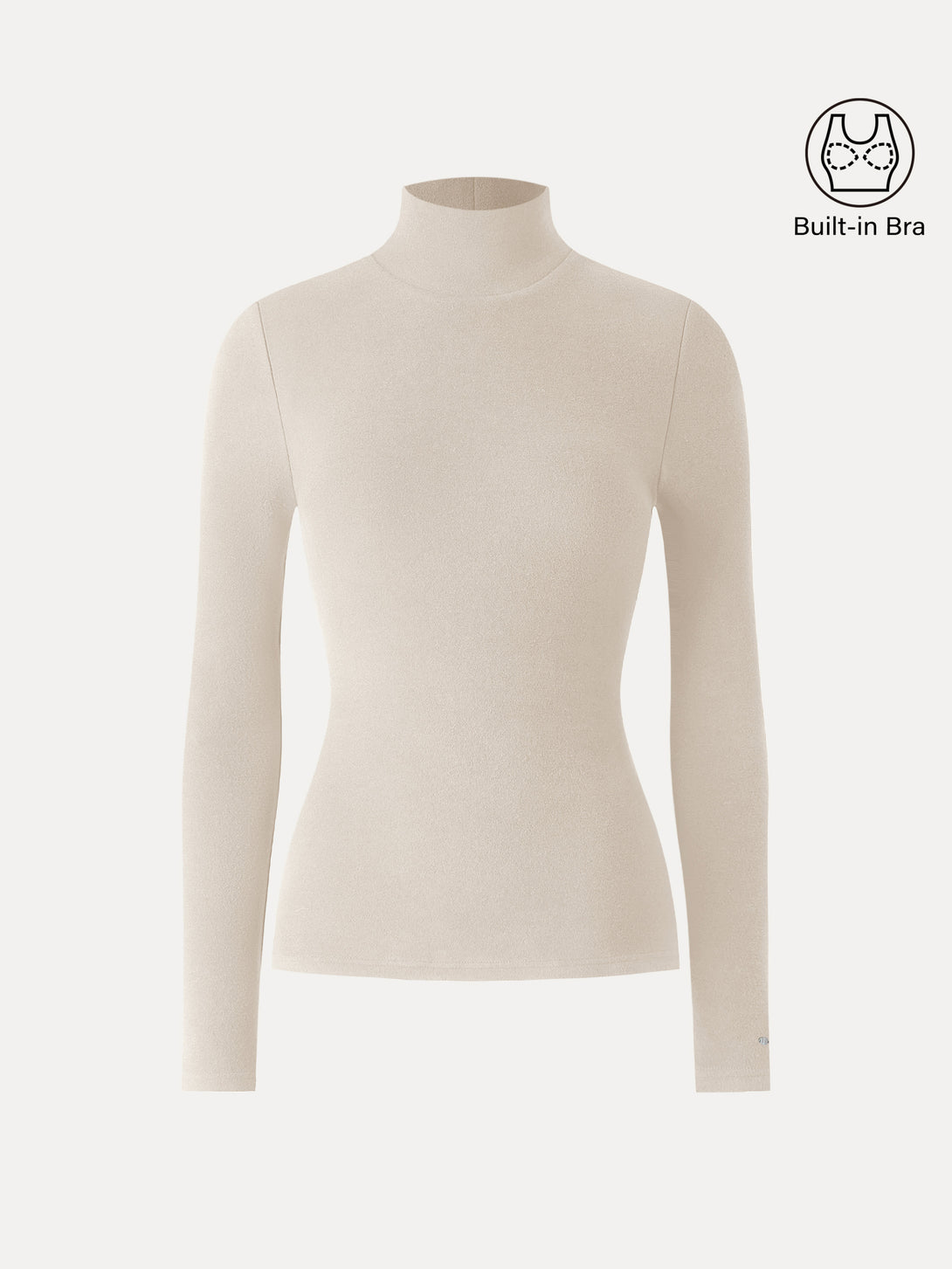 LiteWarm Turtleneck Long Sleeve Brami Morning Mist XS