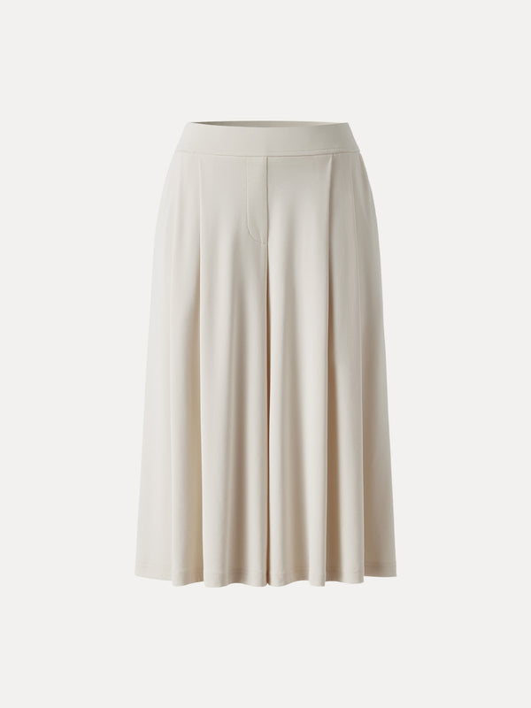 OGLmove Sandwashed Super Flowy Cropped Palazzo Leg Pant with Pockets Morning Mist XS