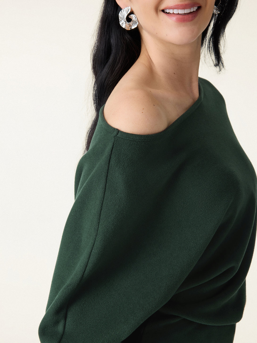 MaxWarm Boatneck Top with Close-Fit Hem