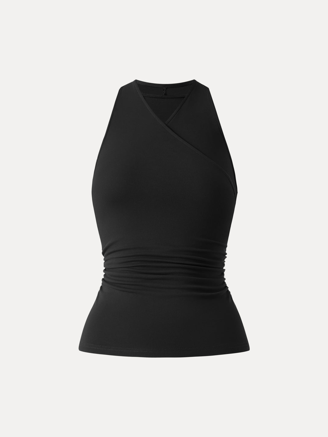 Ultrasoft Surplice Sleeveless Top Black XS
