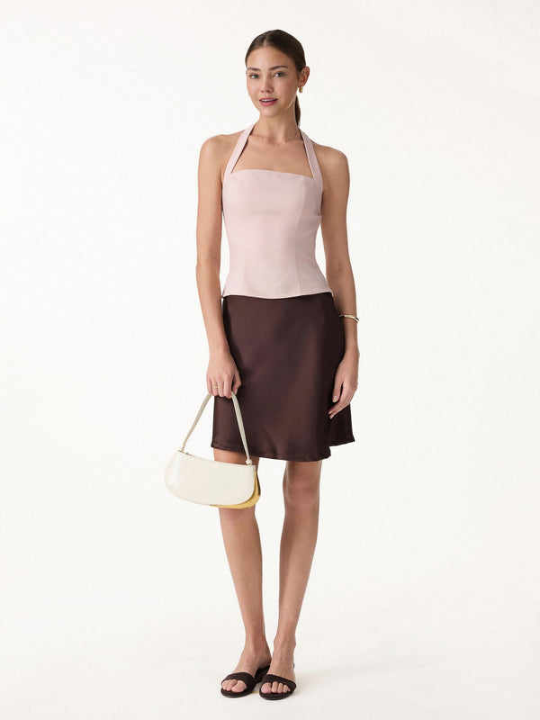 OGLmove Halter Neck Smocked Top