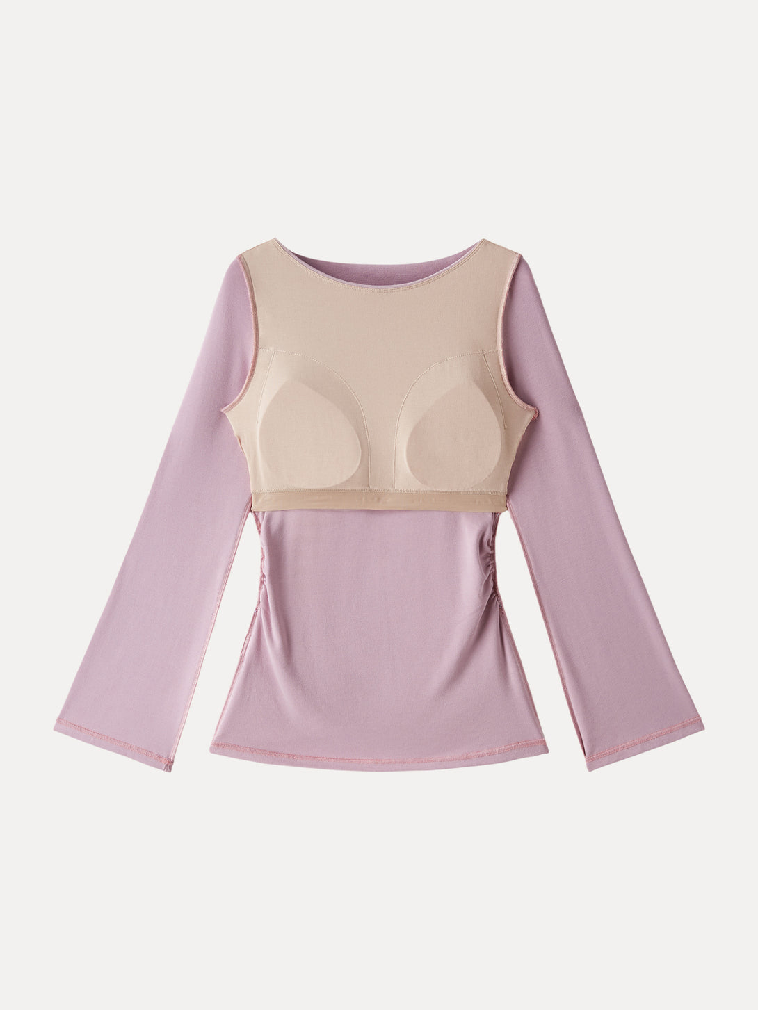 Bell Sleeves Ruched Brami