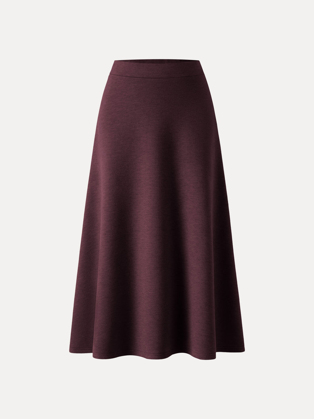FuzzLuxe Essential Midi A-line Circle Skirt Ruby XS
