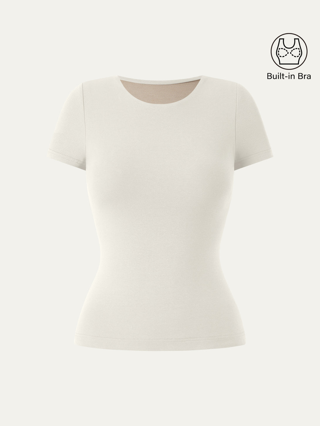 Crewneck Slimming Short Sleeve New Airy Brami