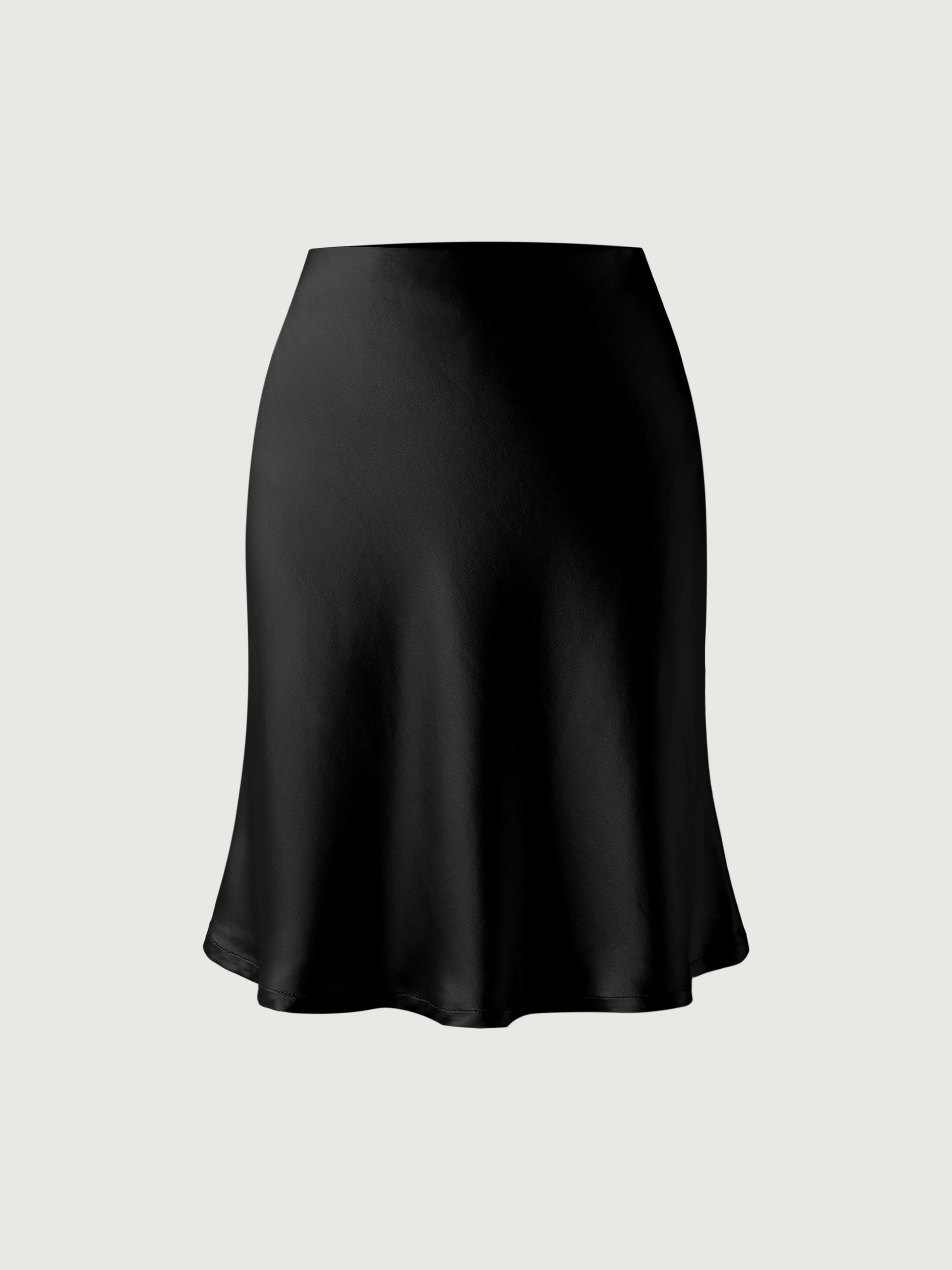 Acetate Slip Mini Skirt