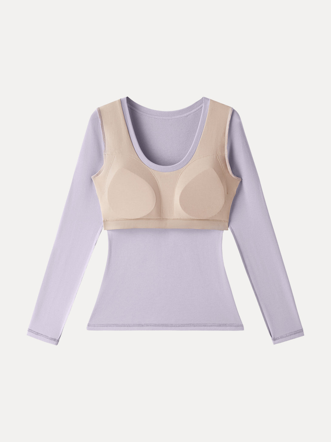 Round Neck Long Sleeve Brami