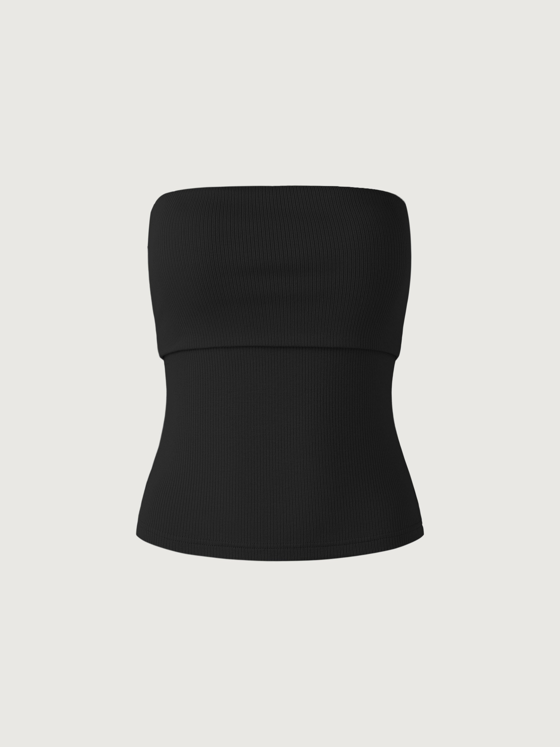 Cropped Fold Down Brami Tube Top