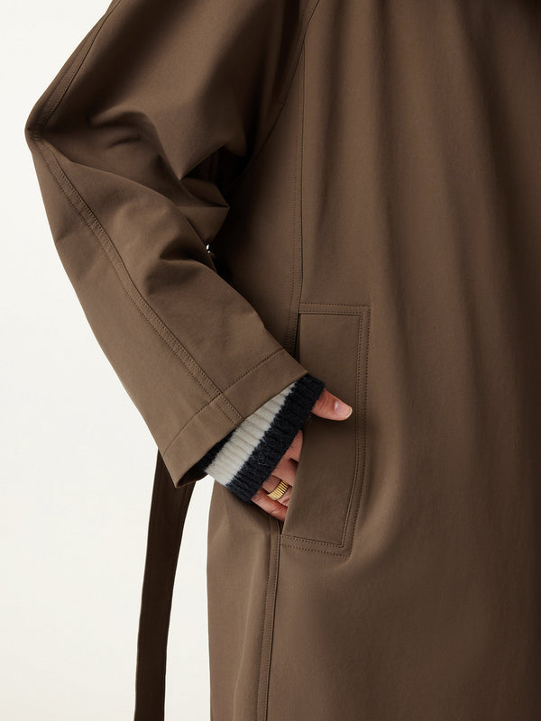 OGLmove Waterproof Belted Trench Coat
