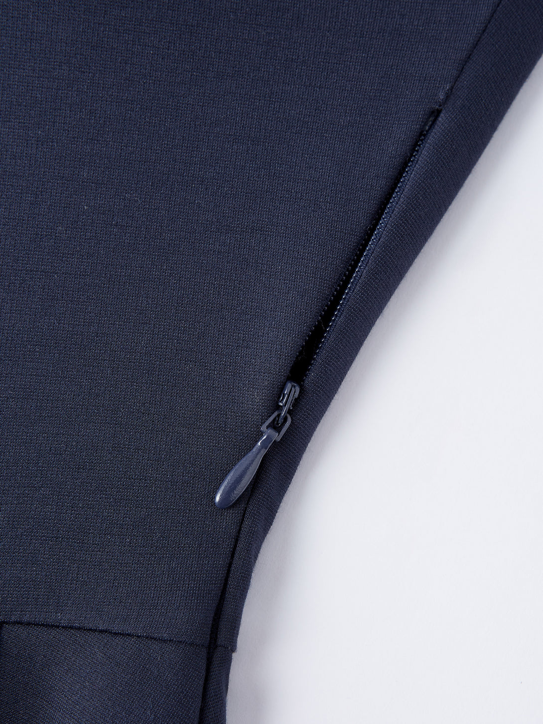 Bamboo Ponte V-neck Fit-and-flare Midi Brami Sundress with Pockets