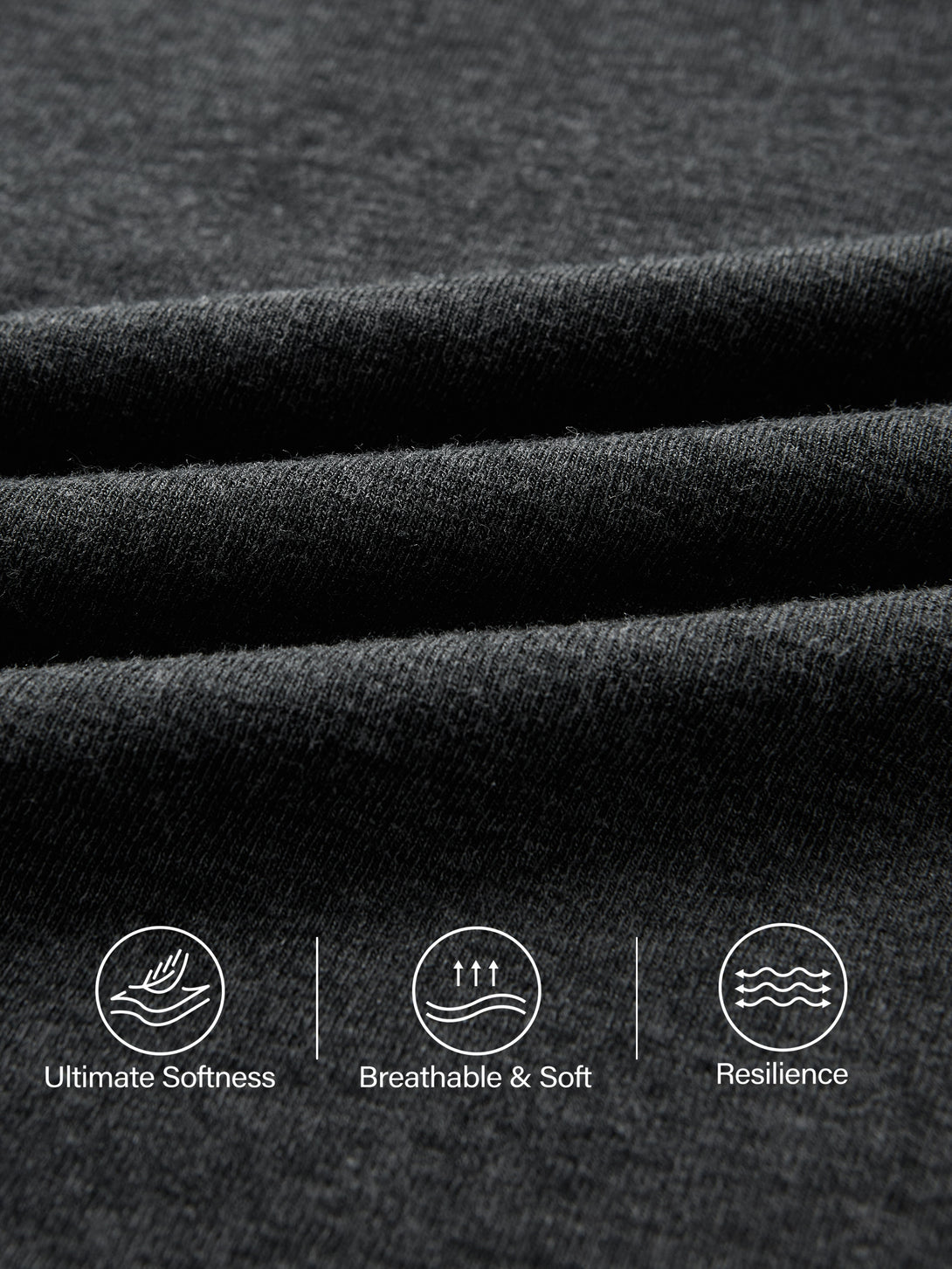 2Pcs Set Stretch Cotton V-Neck Long Sleeve Brami Top