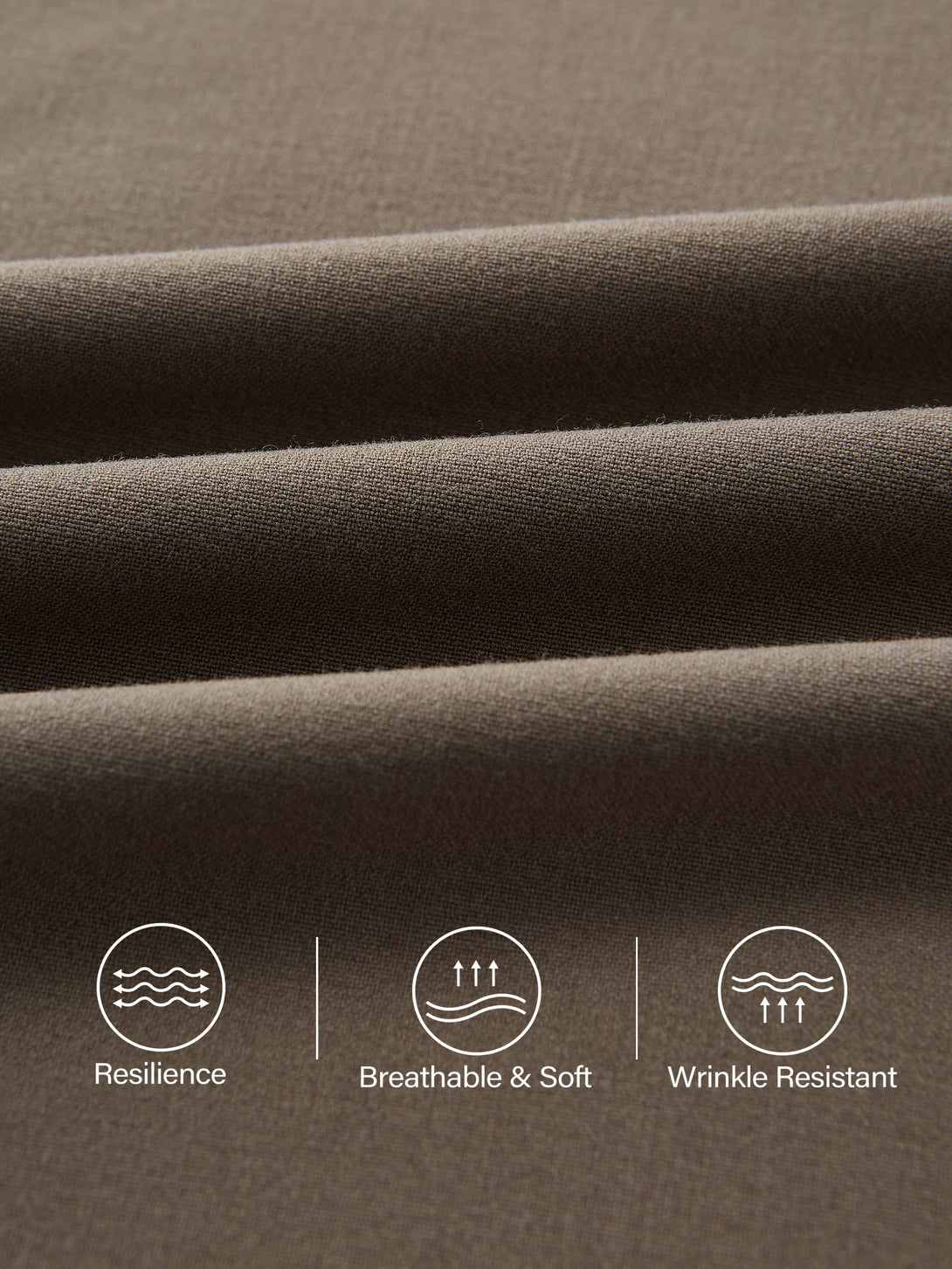 Fold-Over Pleated Midi Rise Wide Leg Trousers with Pockets