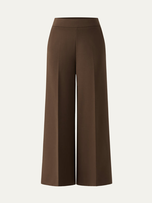 High Rise Wide Leg Trouser with Pockets