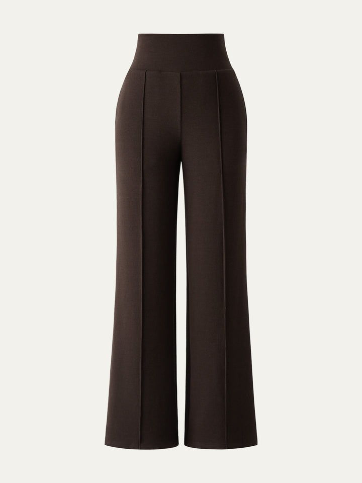 wide waistband pintuck pants 3D picture