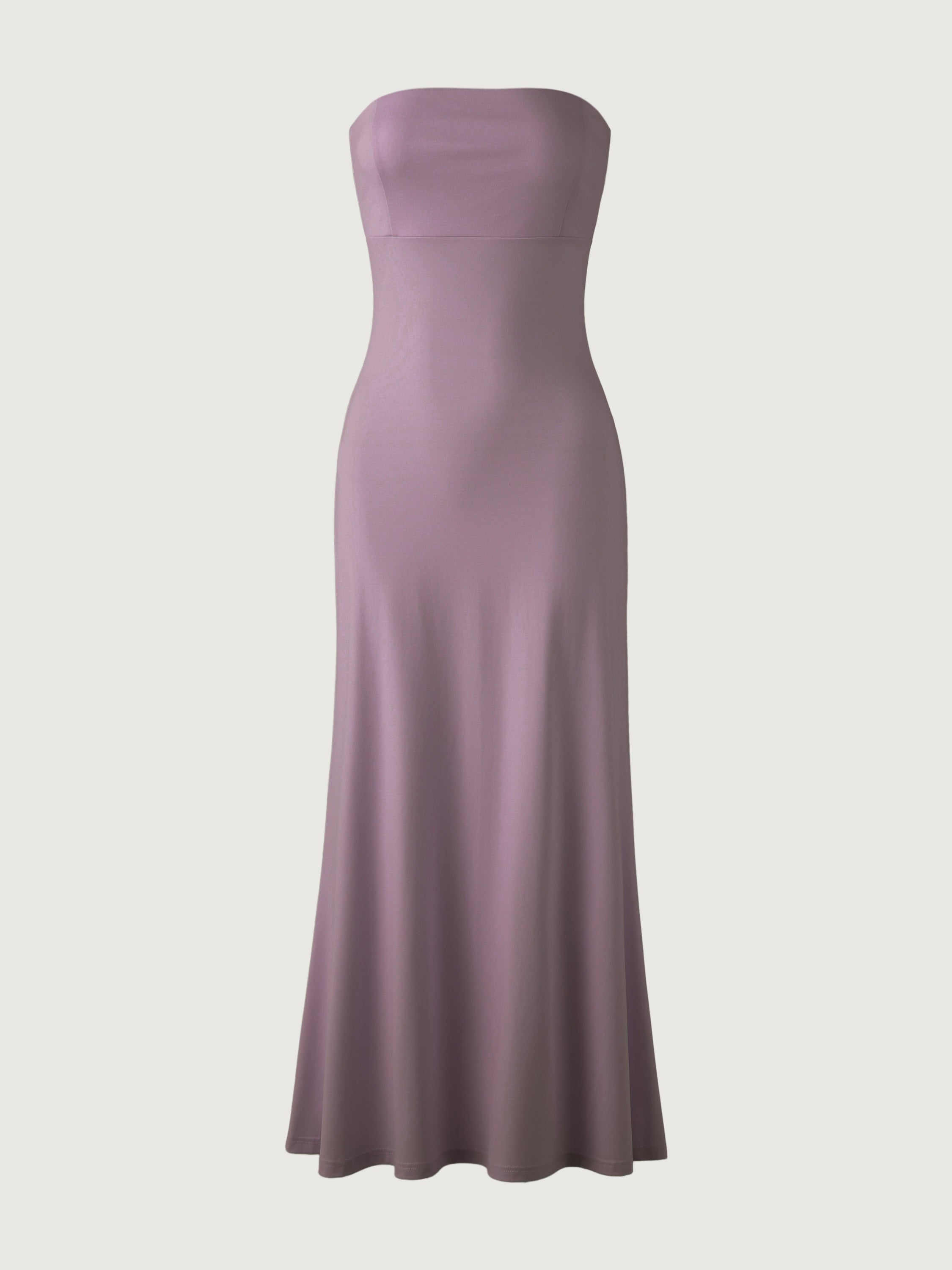 Contour Tube Maxi Dress - Taro Purple