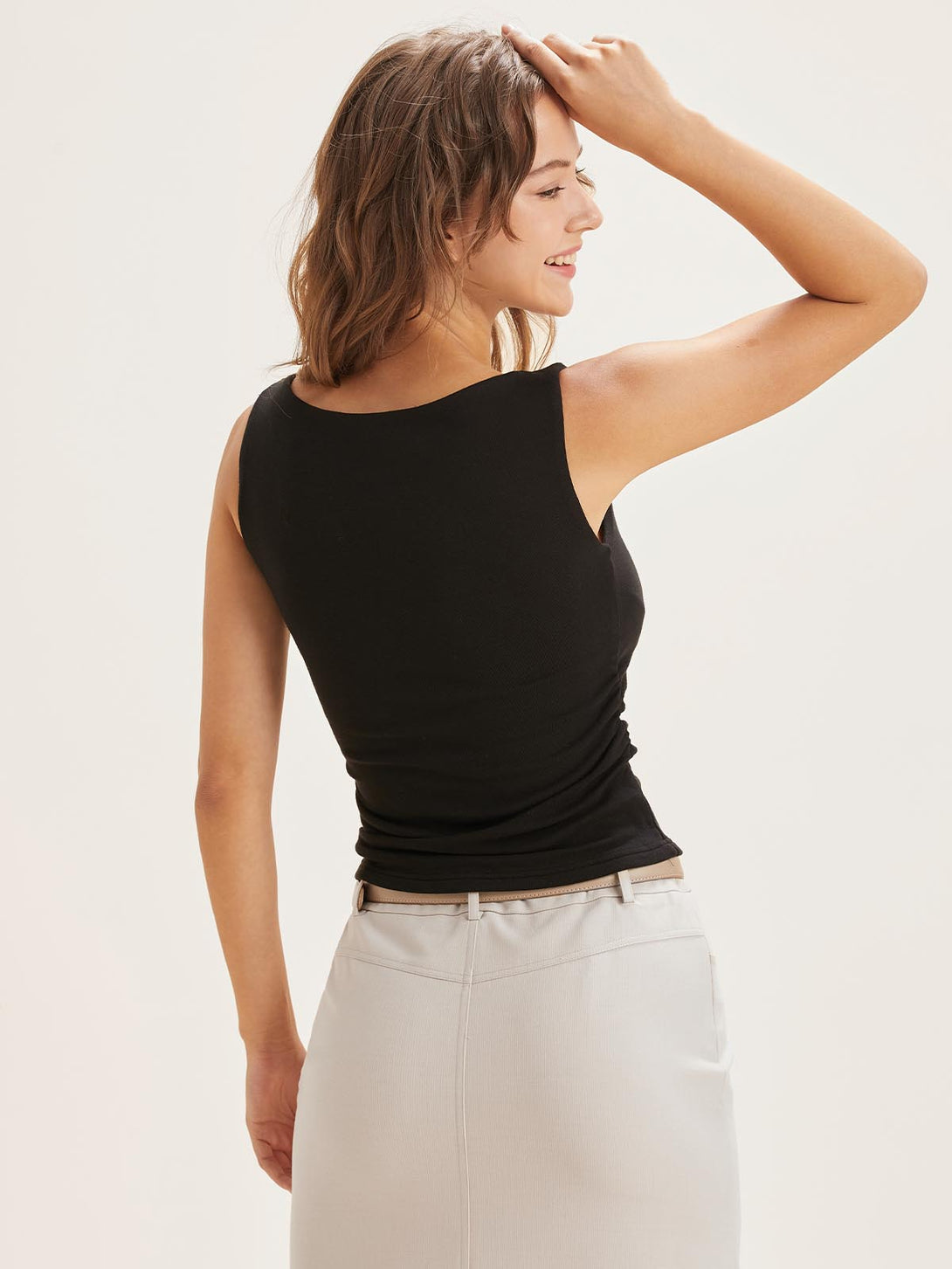 Boat Neck Brami Tank Top