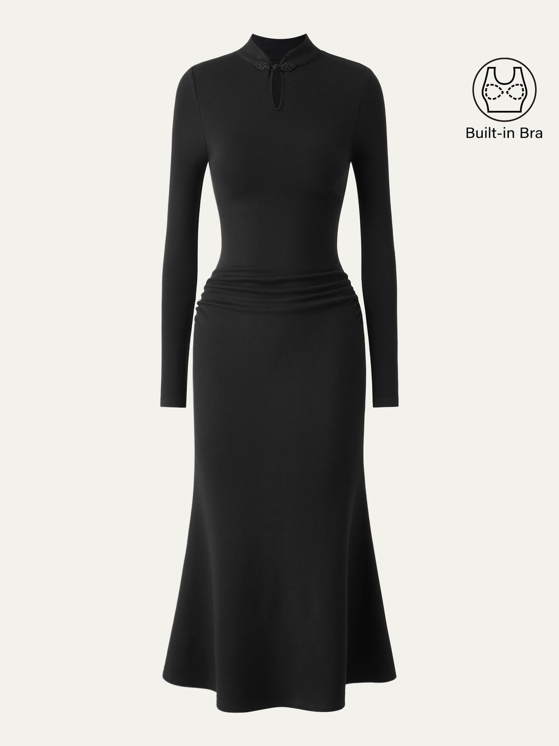 Mandarin Collar Mermaid Brami Dress