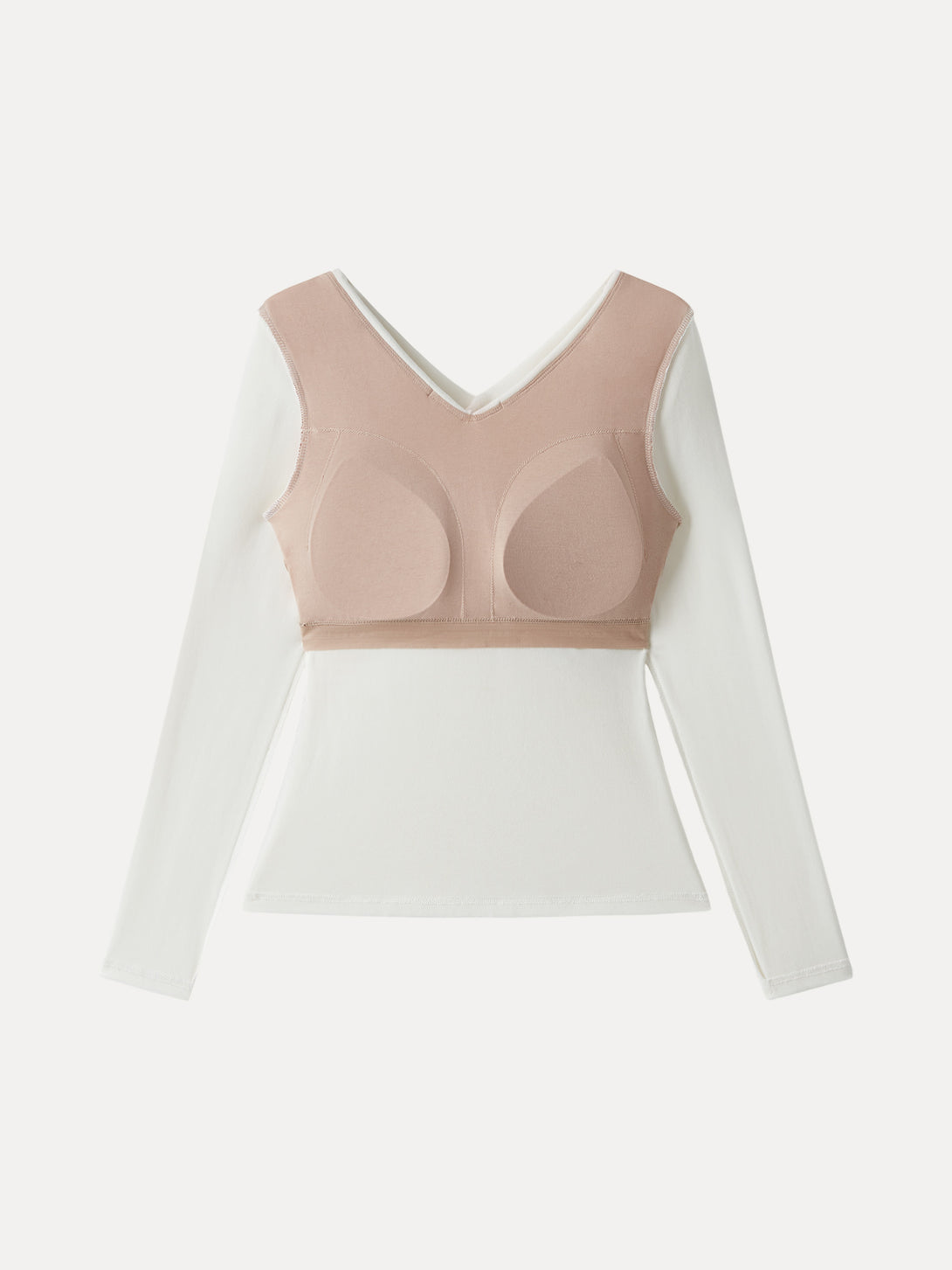 Ruched V-Neck Surplice Brami