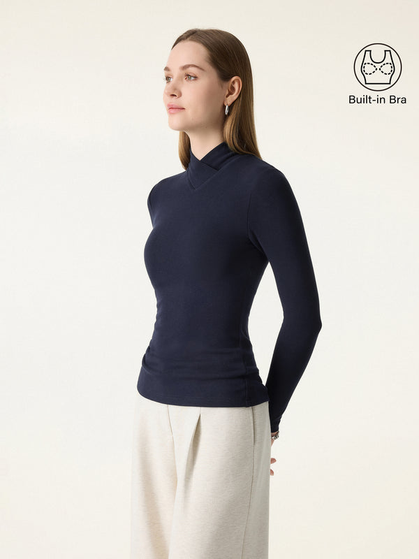 ProWarm Crossover Mockneck Brami Smoky Navy XS